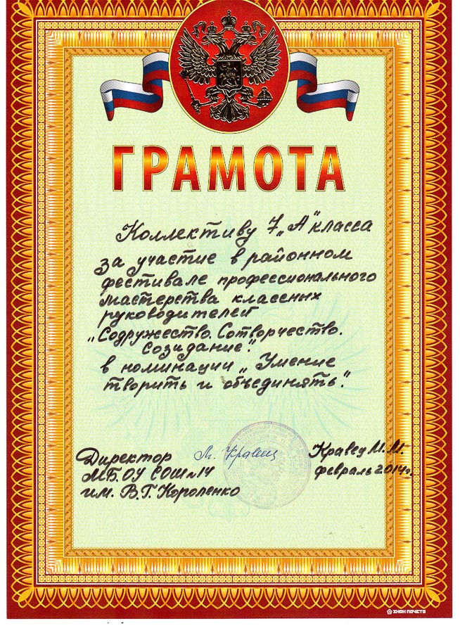 Достижения учеников