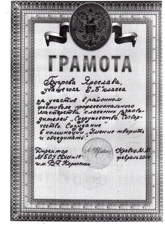 Достижения учеников