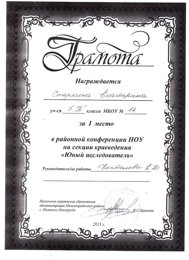 Достижения учеников