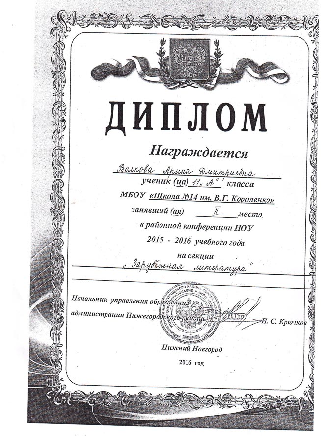 Достижения учеников