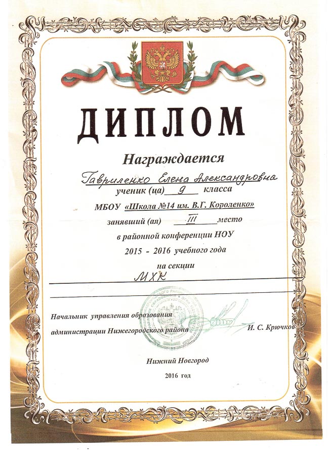 Достижения учеников