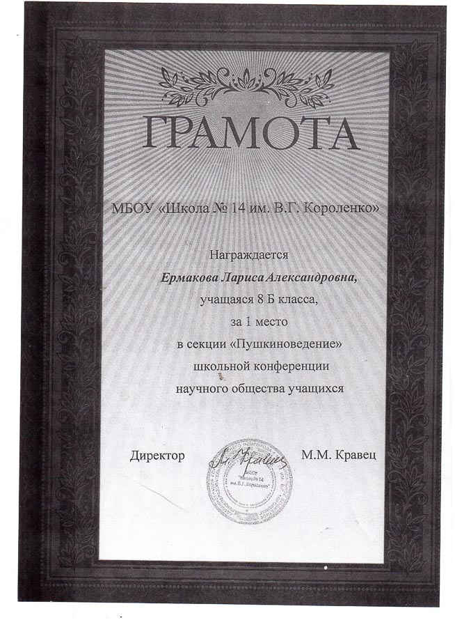 Достижения учеников