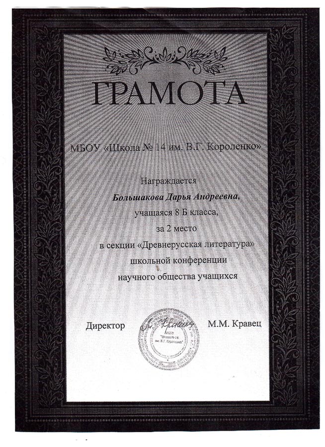 Достижения учеников