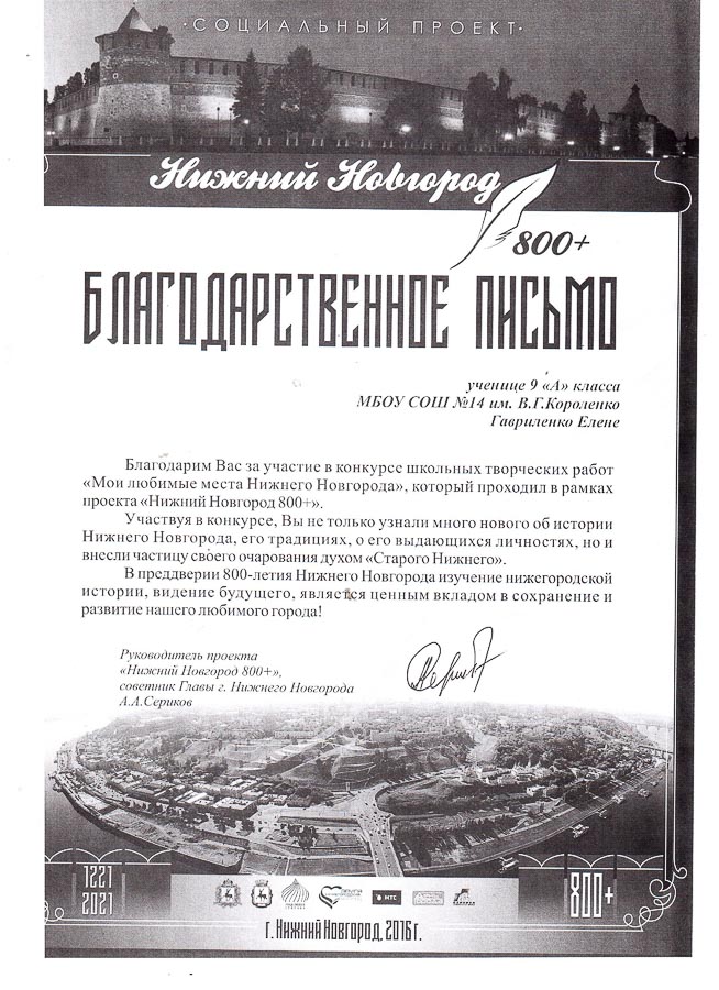 Достижения учеников